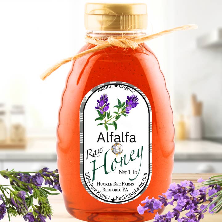 Raw Alfalfa Honey for wholesale by Huckle Bee Farms LLC
