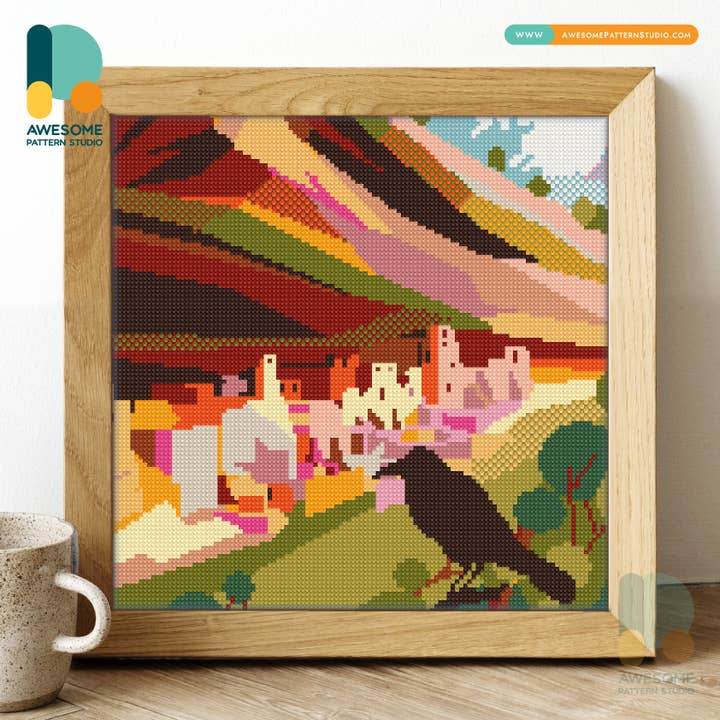 DS615-120x120 Mesa Verde National, Diamond Painting Kit for wholesale by Awesome Pattern Studio
