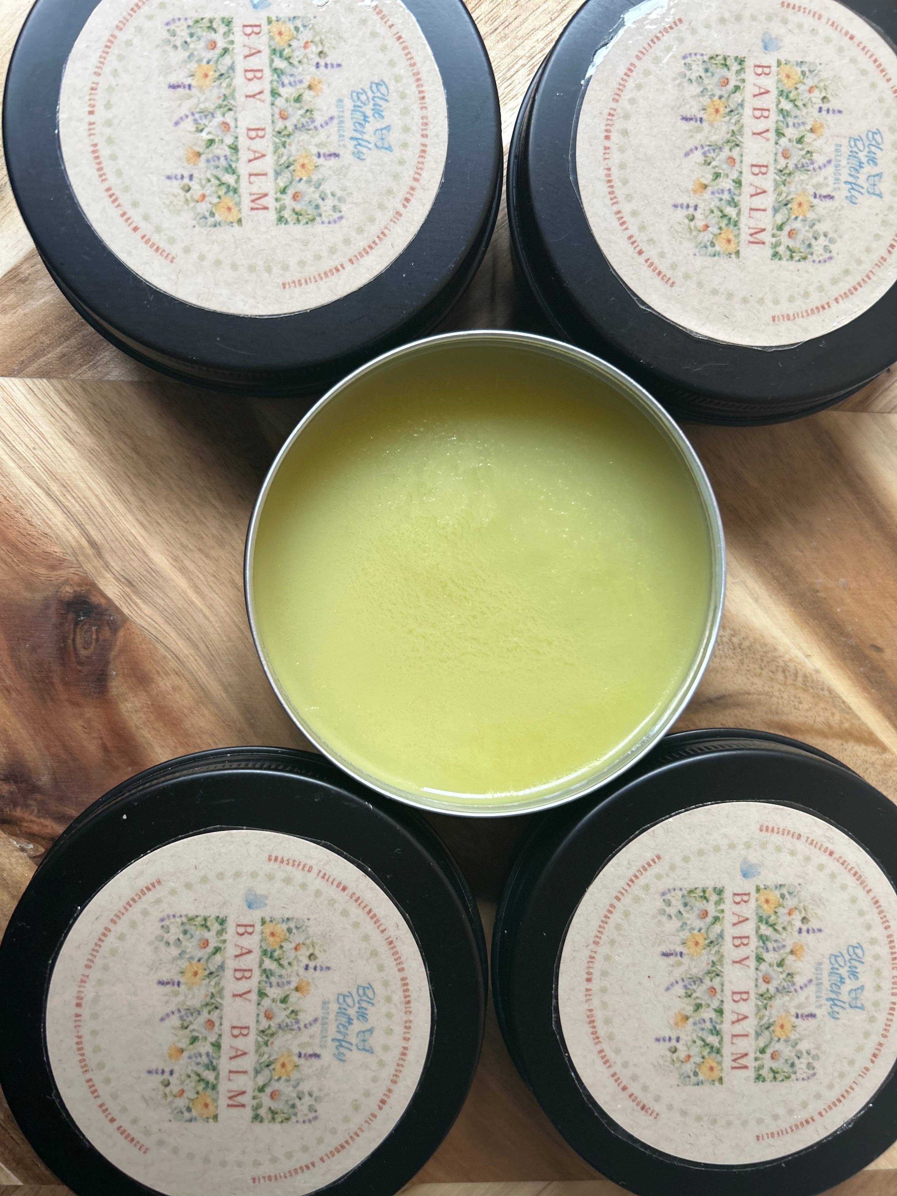 Blue Butterfly Botanicals - Wholesale Body Balm/Butter - Baby - Baby Balm - Calendula Infused Tallow Balm1