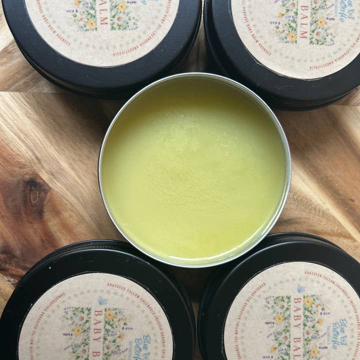 Blue Butterfly Botanicals - Wholesale Body Balm/Butter - Baby - Baby Balm - Calendula Infused Tallow Balm1