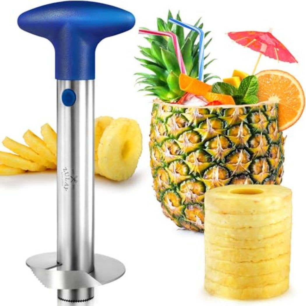 Zulay Kitchen – Engroshandel Køkkenredskab – Ananaskerner og skæreværktøj til nem fjernelse af kerne13