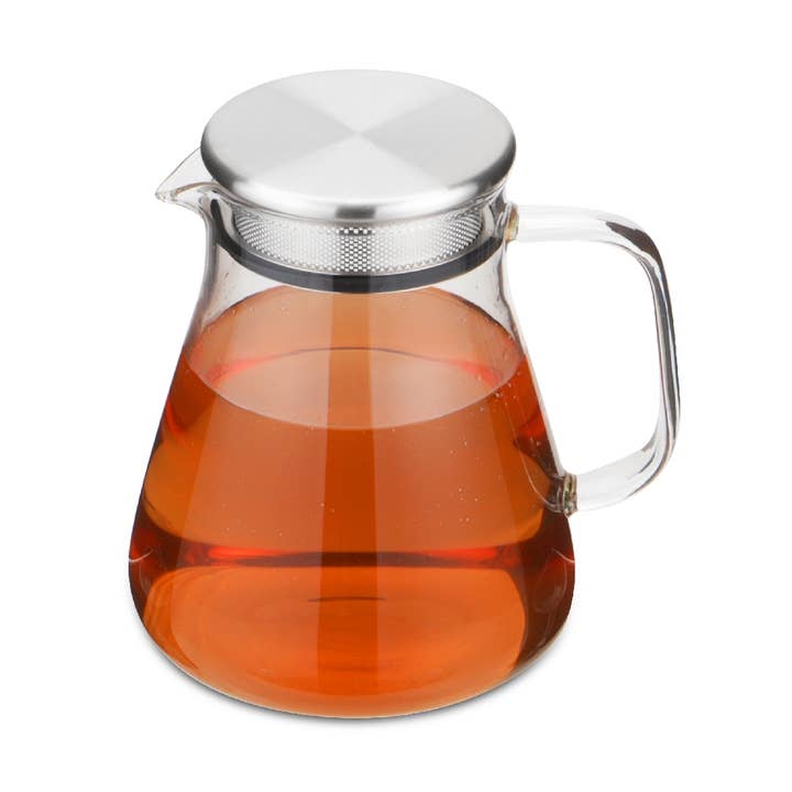 Teiera in vetro borosilicato con filtro nel coperchio 800ml per la vendita all'ingrosso da parte di Karl Weis
