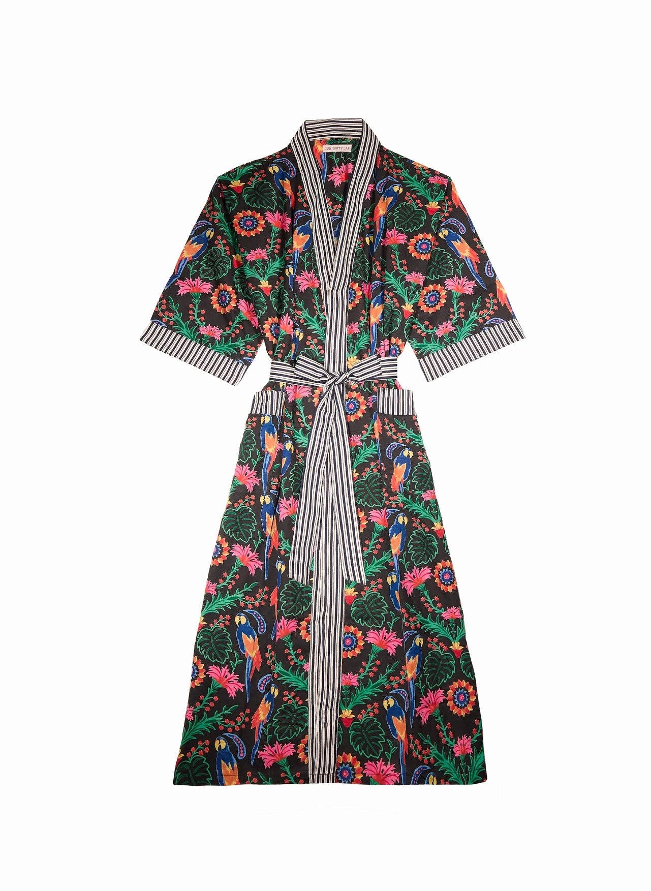 Curiosity Lab - Vendita all'ingrosso Kimono - Donna - Kimono lungo in cotone indiano Mandu19