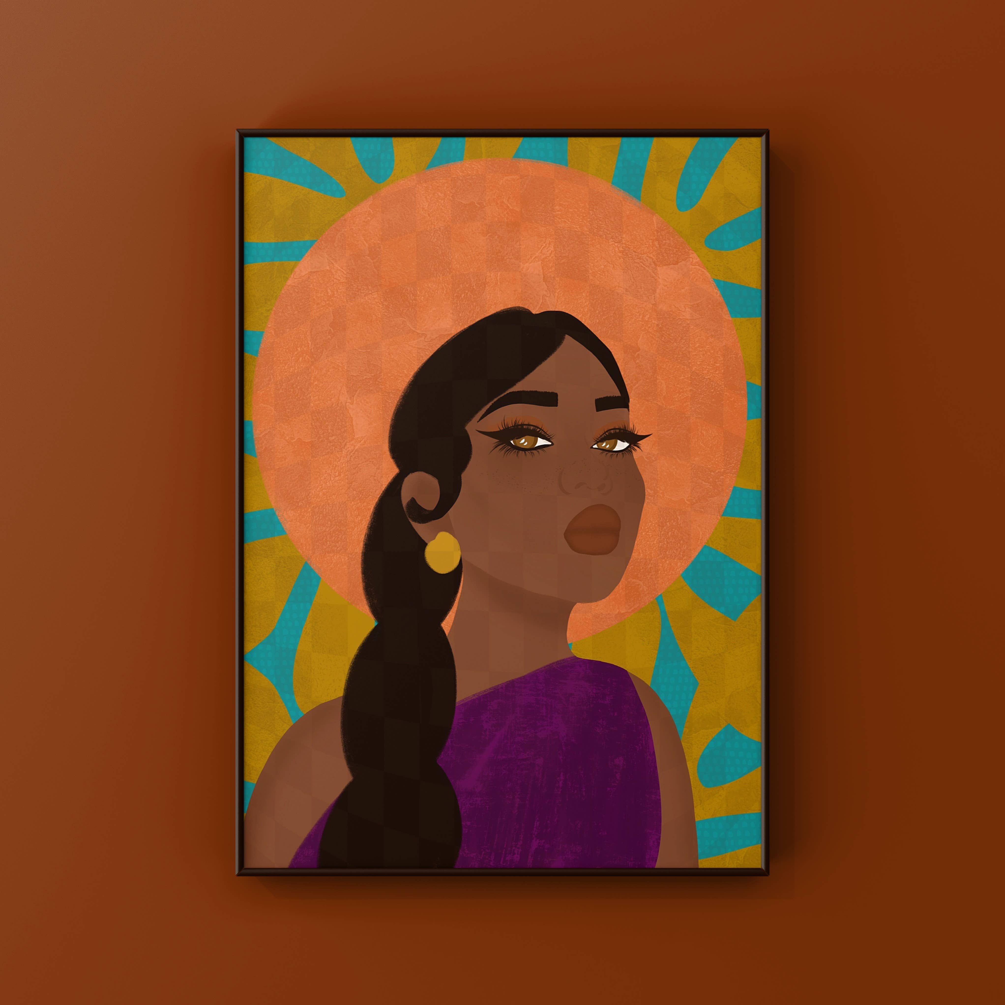 SagMoon Paper Co. - Wholesale Art Print - Riya1