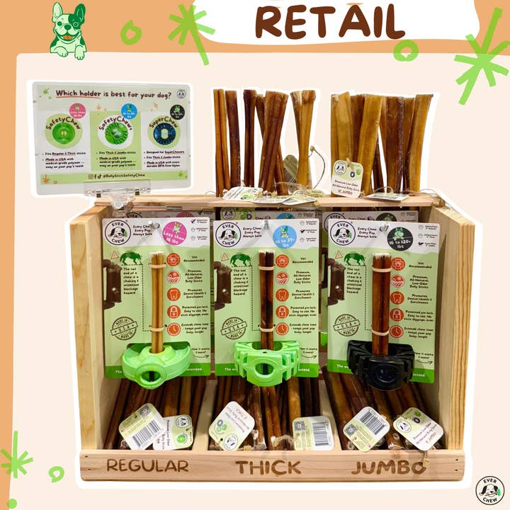 RETAIL - Hand Made Wood Crate Display Bundle for wholesale by EverChew