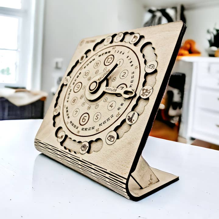 Wisewoodz Tids- och rutininlärningstavla för wholesale av wisewoodz