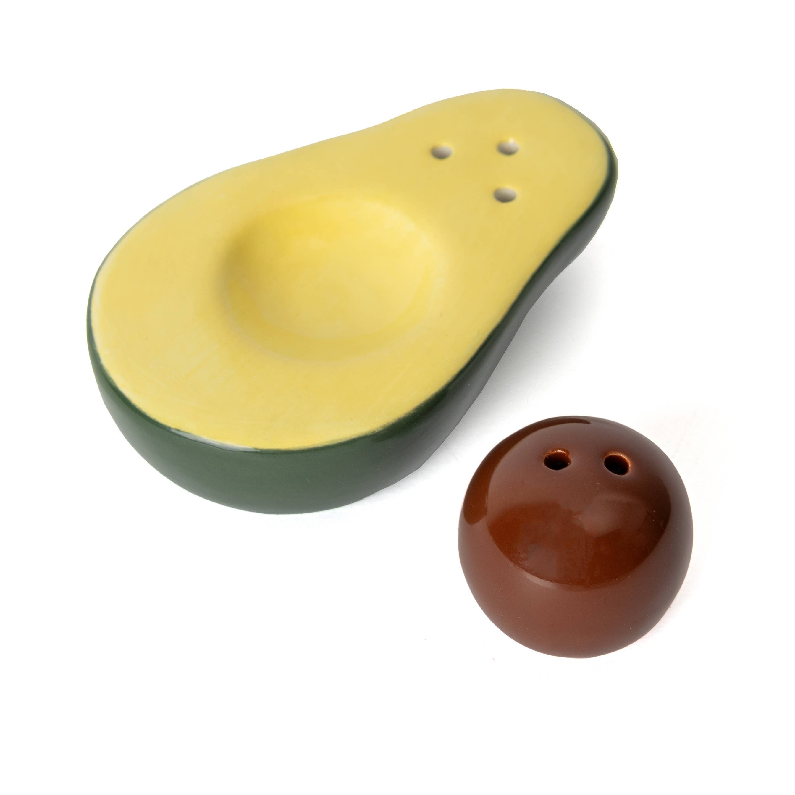 Fisura - Wholesale Salt & Pepper Shaker Set - Salt and pepper shaker Avocado1