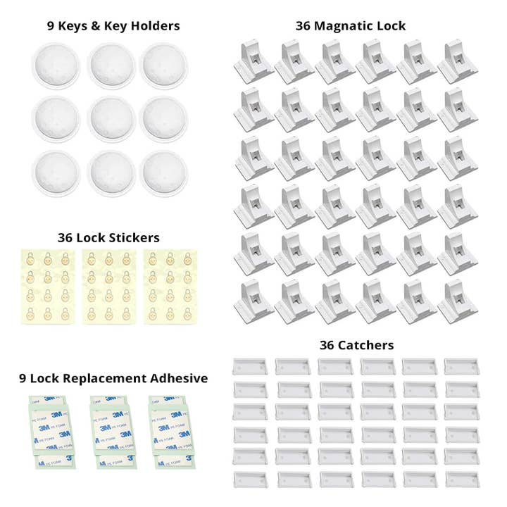 Baby Proof Me - Wholesale First Aid Kit - Kids & Baby - Baby Proof Me | Magnetic Safety Lock Kit2