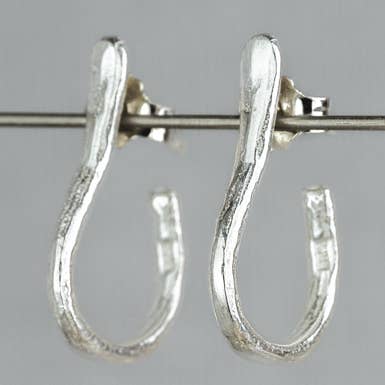Ear hoop hoof silver for wholesale by Jéh Jewels