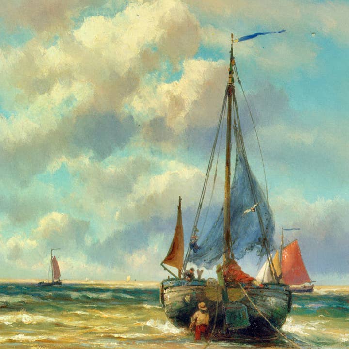 Harbor Calm - Fine Art Framed Print for wholesale by Maple Hill by Karen