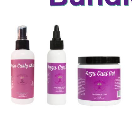 RareGlo Organic Shea Products - Wholesale Hair Styling Gel/Mousse - Yuzu Curly Girl Hair Gel Bundle