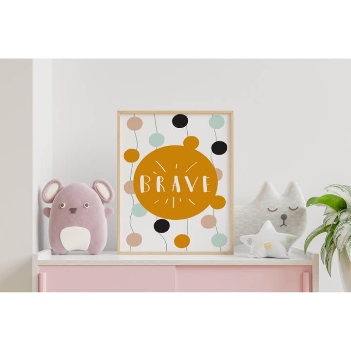 Affiche | Bohème | Brave Orange pour la vente par Kids-ware Lifestyle