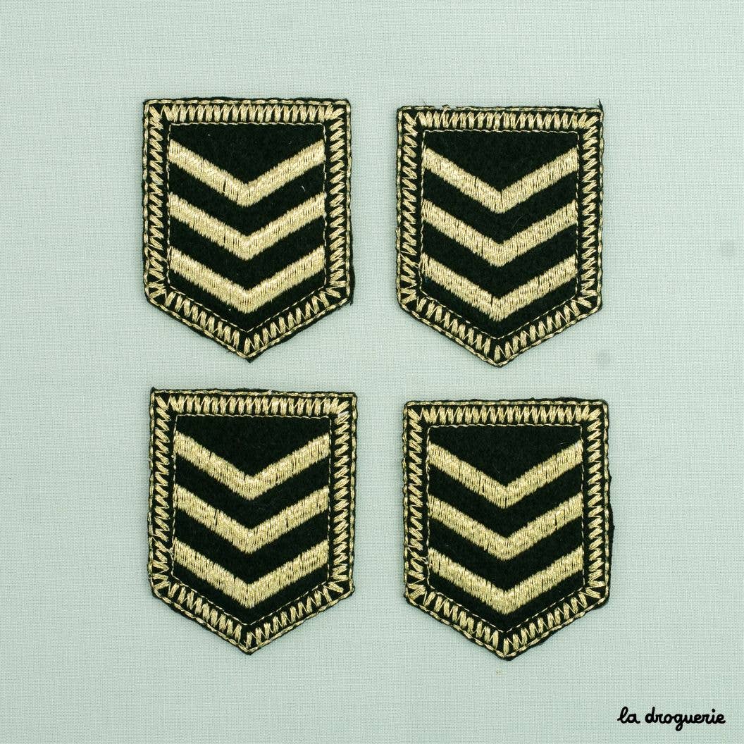 LA DROGUERIE - Wholesale Patch - "Crest 'chevron shield'"0