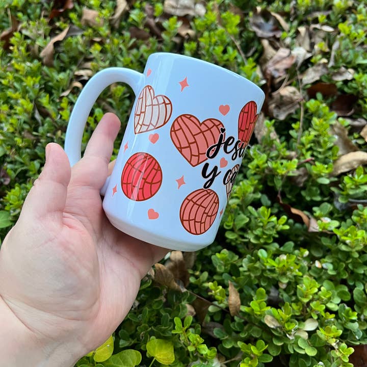 Shop Praise Creations - Wholesale Coffee Mug - Jesucristo y Cafecito 15oz mug - Spanish Christian Mug4