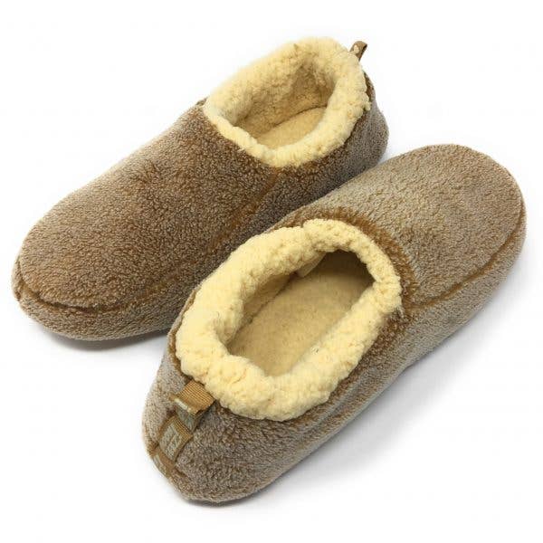 Oooh Yeah/Sock It Up/Oooh Geez Slippers - Wholesale Slippers - Men's - Tan | Men's Fluffy House Slipper5