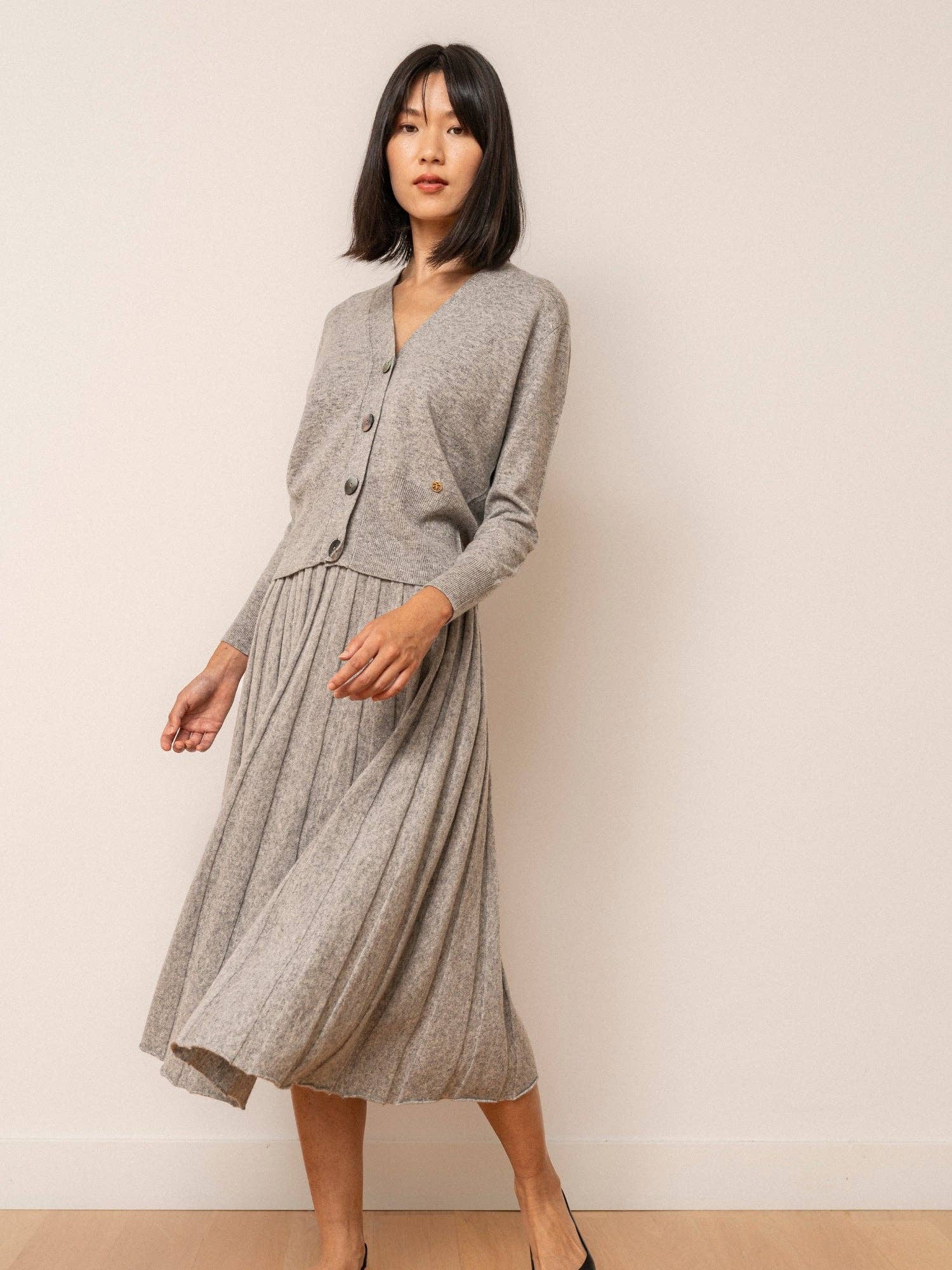 Bel Cashmere S.C. - Wholesale Skirt - Women's - Julietta Skirt Grey4