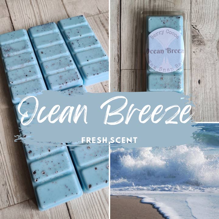 Ocean Breeze for wholesale by Berry Cocoa Handmade Wax Melts