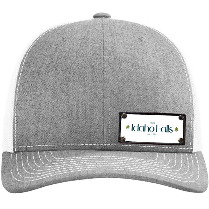 Idaho Falls wurde auf RCH112 Heather Grey und White Hat gegründet für den Großhandel von Stryder Gear