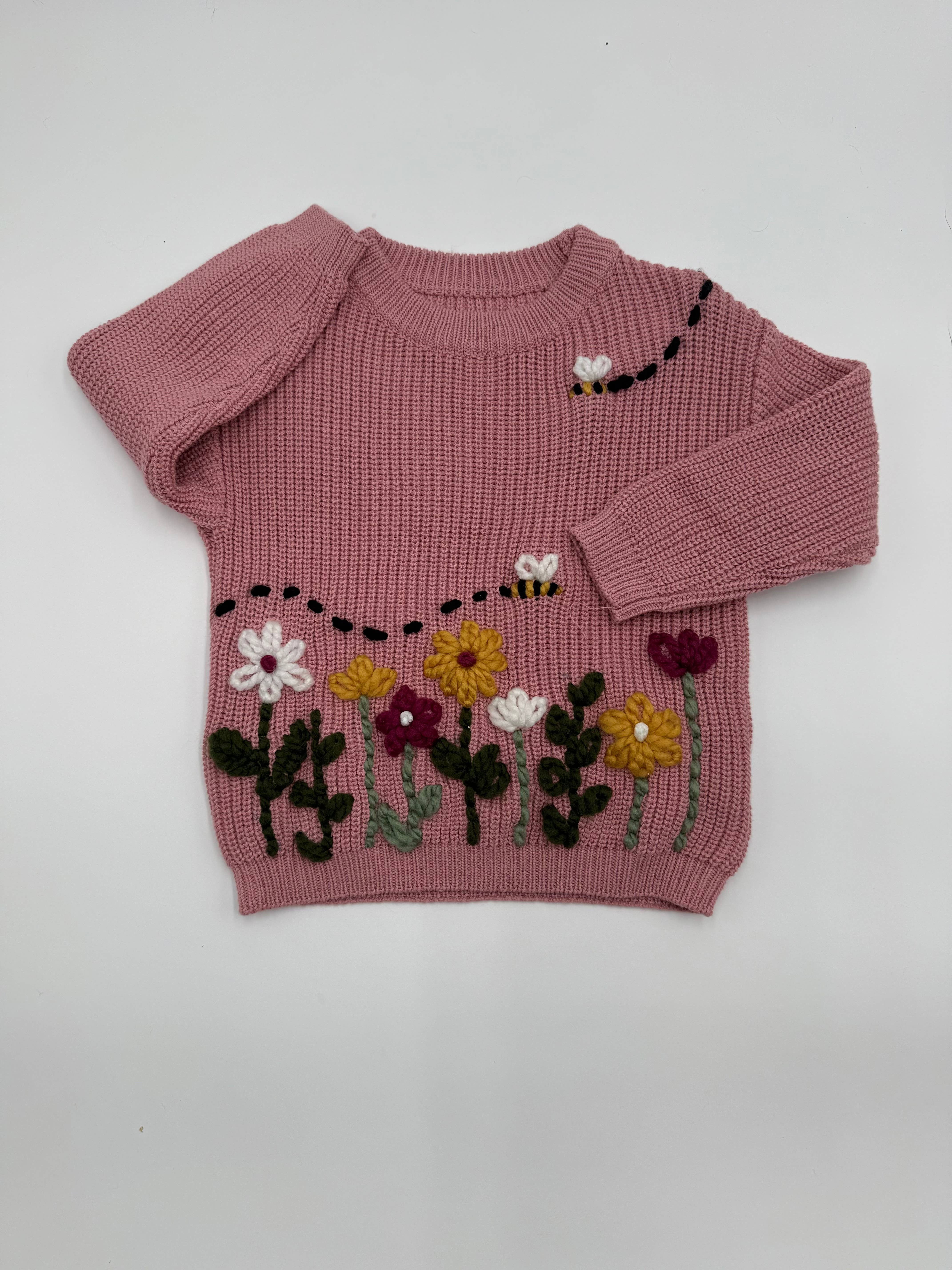 Pretty Little Stitch - Venta al por mayor Jersey de punto - Niños - Suéteres gruesos bordados a mano5