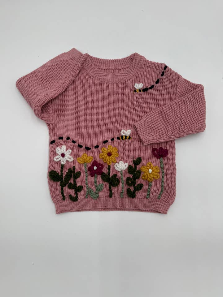 Pretty Little Stitch - Venta al por mayor Jersey de punto - Niños - Suéteres gruesos bordados a mano5