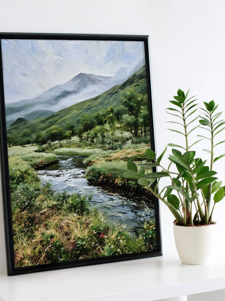 Impressão de montanha por atacado de Ramsaydigitals