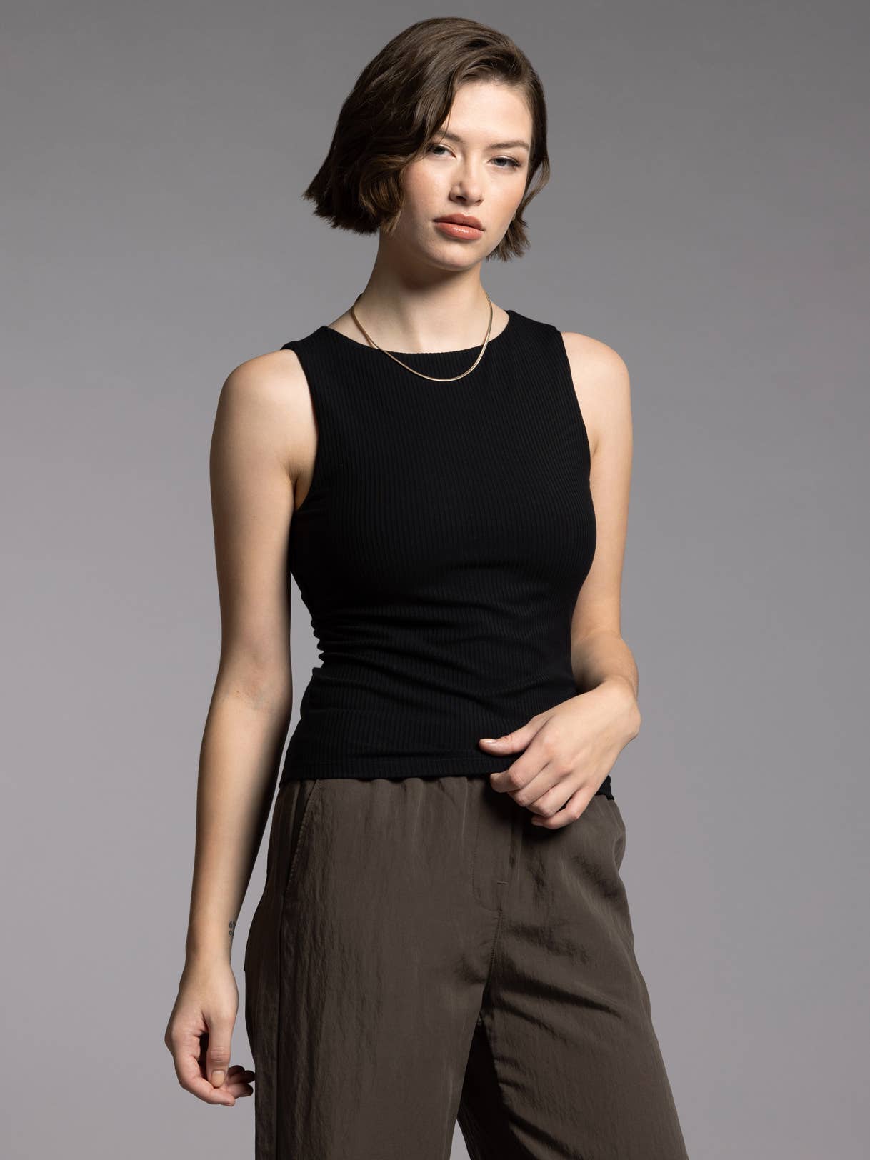 Weekend Los Angeles - Vendita all'ingrosso Canotta - Donna - Serbatoio Boat Neck - BRITTON TANK11