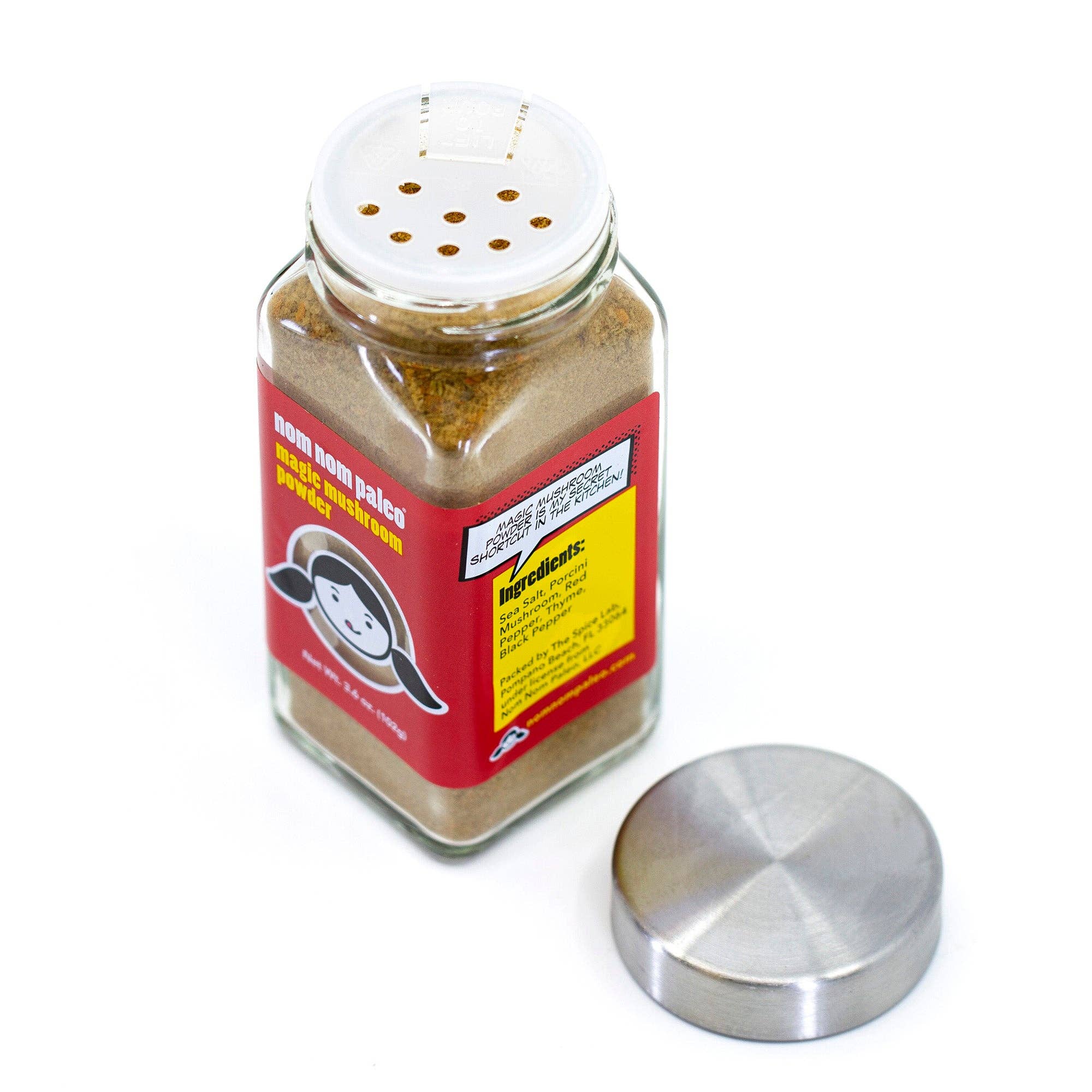 THE SPICE LAB - Wholesale Dried Spice Mix - Nom Nom Paleo Magic Mushroom Powder - Case of 62