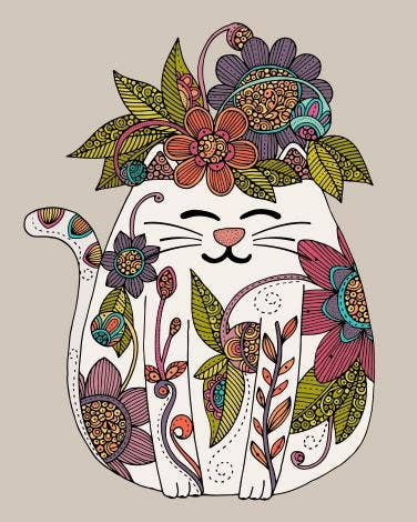 Valentina Harper - Wholesale Art Print - Lili The Cat1