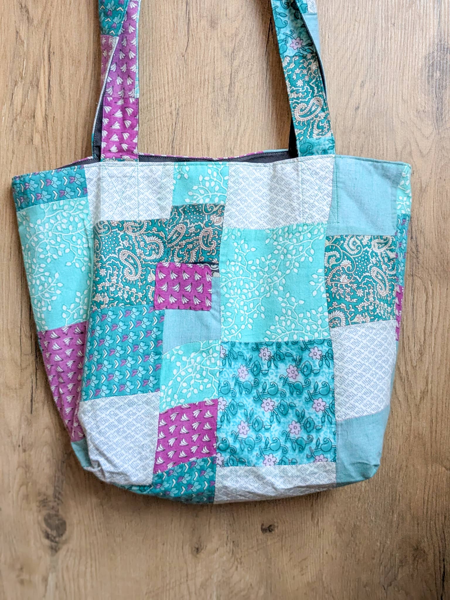 Shakti.ism - Wholesale Tote Bag - Women's - Colourful Sari Patchwork Tote Bag, Fair Trade Market Shopper3
