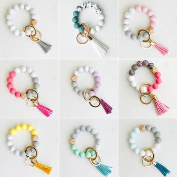 Wholesale SUNNYCLUE 180Pcs DIY 20 Sets Keychain Tassels Bulk Inspirational  Charms Key Chain Making Kit Faux Suede Tassel Inspiration Charms for  Jewelry Making Lobster Claw Clasps Large Split Key Ring Supplies 