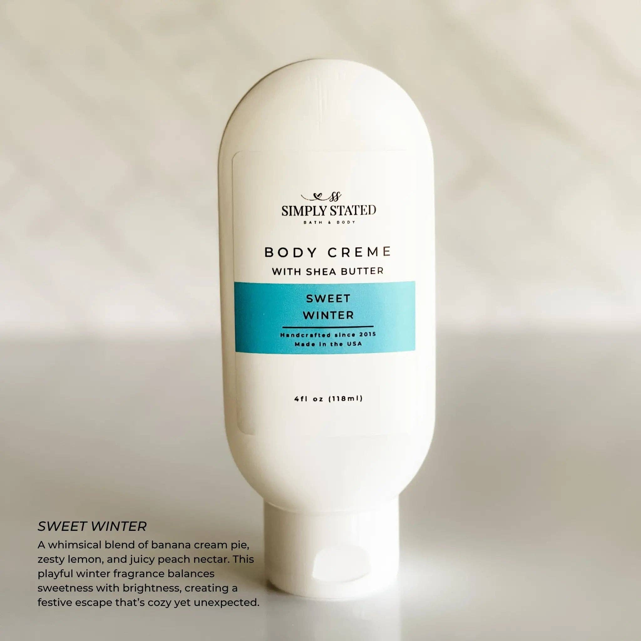 Simply Stated Bath & Body - Vente Crème/lotion pour le corps - Crème pour le corps hiver/fêtes2