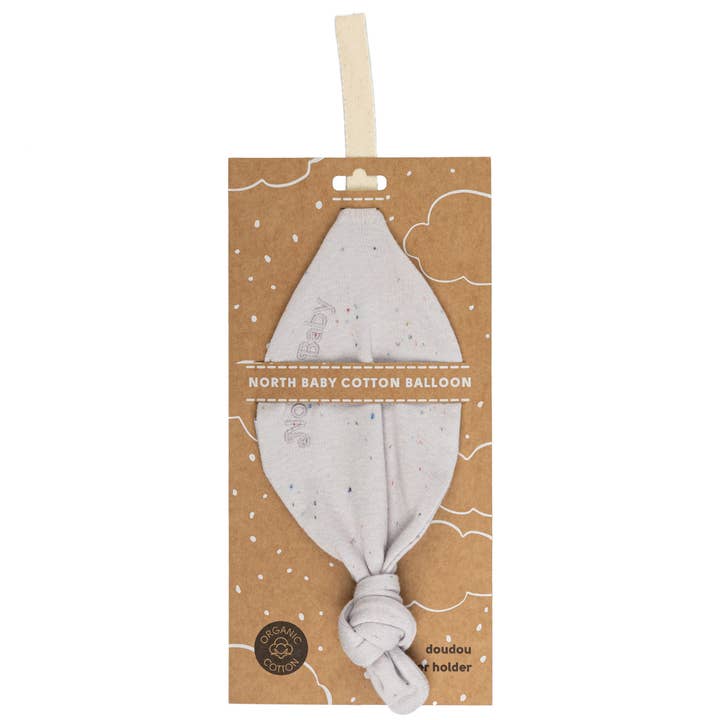 North Baby – Clips para chupeta - Bebé por atacado – PORTA-CHUPETA ORGÂNICO BALÃO NUVEM10