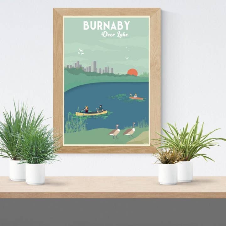 Affiche Burnaby Deer Lake pour la vente par TripPoster