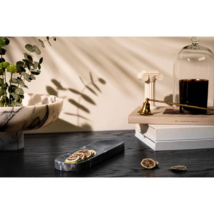 HAAND Craft - Wholesale Jewelry Dish - JEWELRY DISH TRAY, Black Marble Organizer, Marble Catchall1