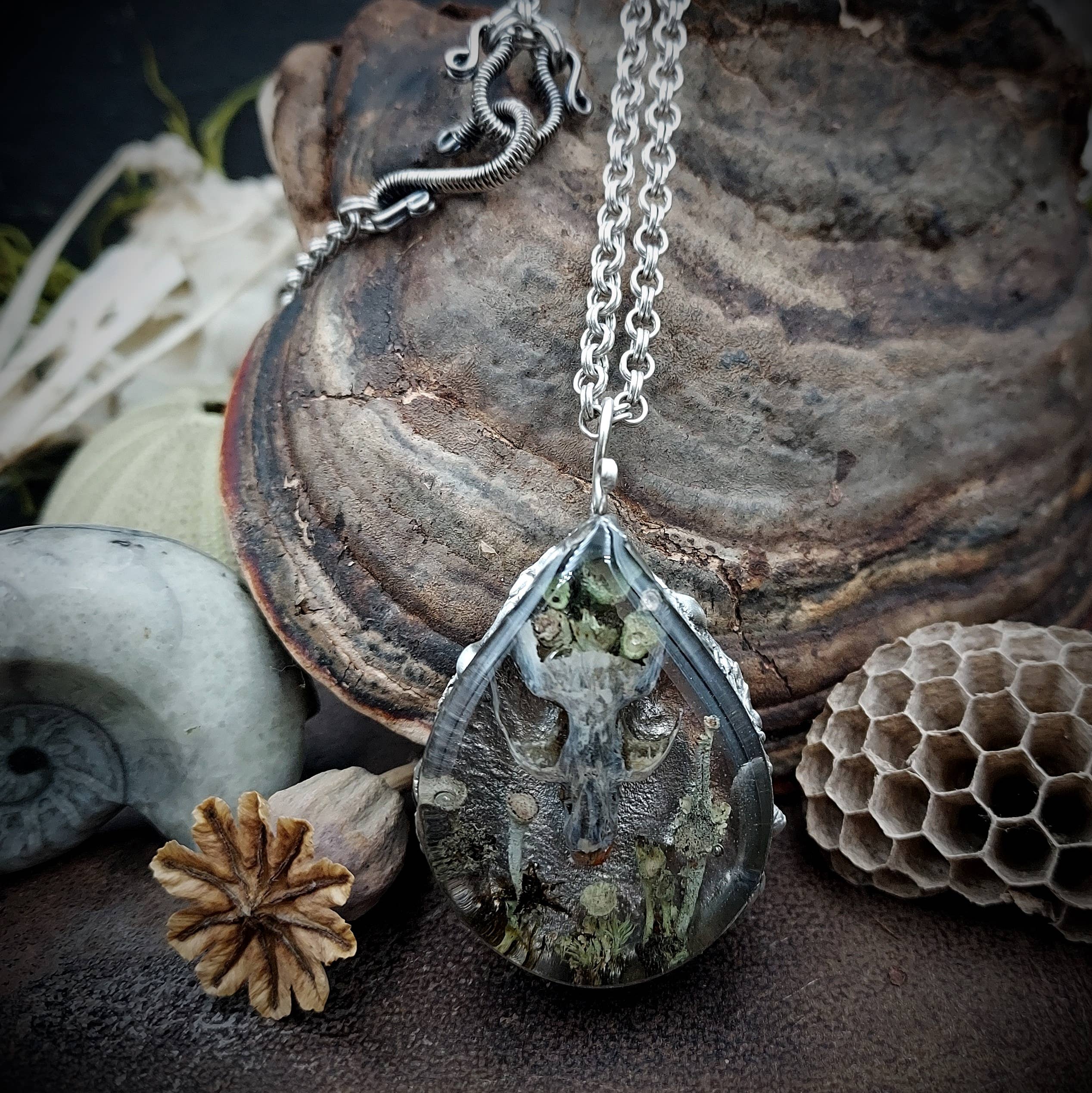 Baba Yaga - Wholesale Pendant/Charm Necklace - Crowned Guardian Necklace1