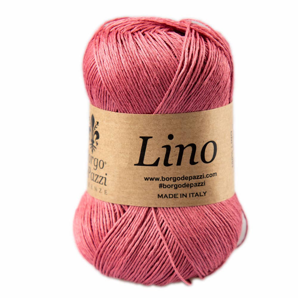 Borgo de' Pazzi - Firenze – Großhandel Garn – Lino - Leinenwolle 10 x 50 g Knäuel13