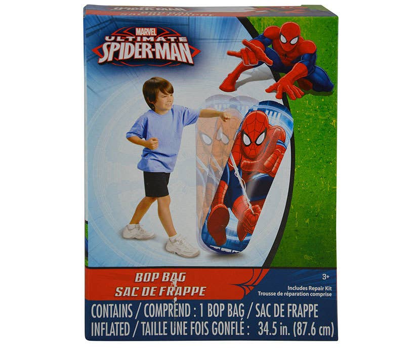 Innovarix - Wholesale Sporting Game - Kids & Baby - Spiderman Bop Bag - 34.5" kids punching bag great for partys1