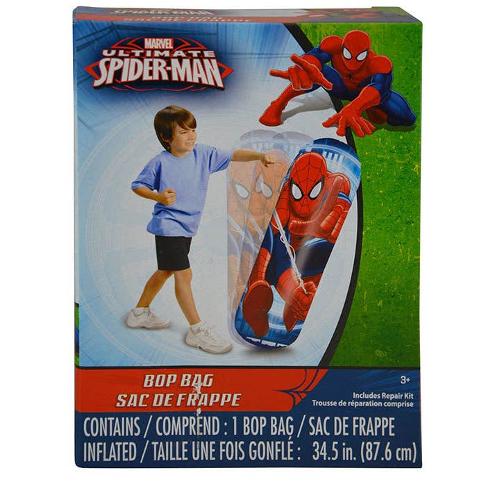 Innovarix - Wholesale Sporting Game - Kids & Baby - Spiderman Bop Bag - 34.5" kids punching bag great for partys1