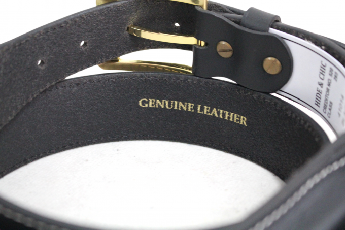 hide & chic – wholesale Bälte - Unisex – Hide & Chic Stockman’s Läderknivbälte med knivfodral. Svart eller Brun. Stil: 410144