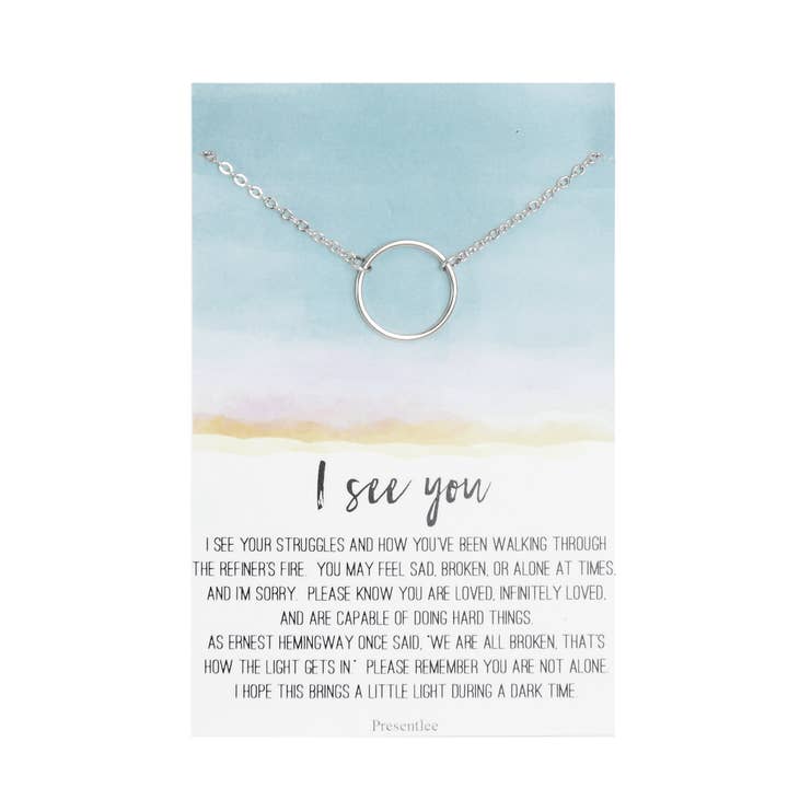 I See You Necklace for wholesale by Presentlee