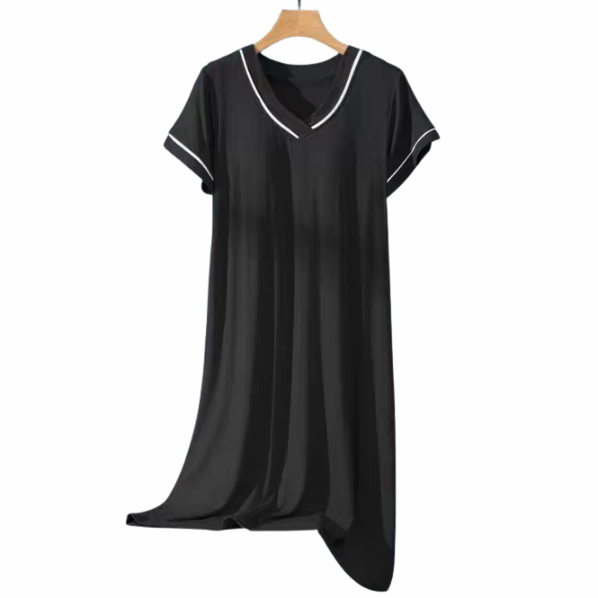 DrifWoo – wholesale Nattlinne - Dam – Snygg inbyggd BH Modal Pyjamaklänning Kvinnors sömnklänning0