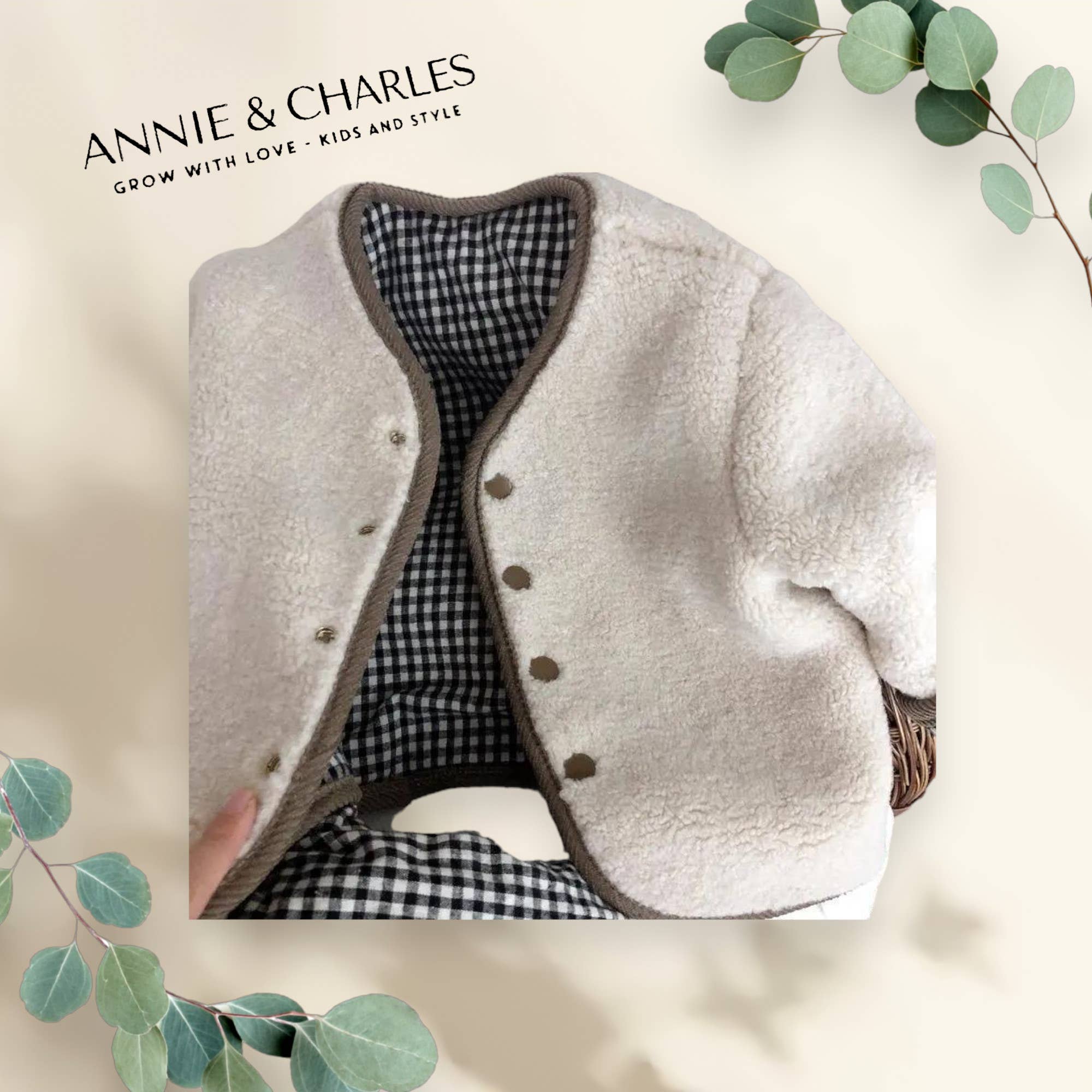 Annie & Charles - Wholesale Jacket - Kids - Annie & Charles® fluffy reversible jacket1