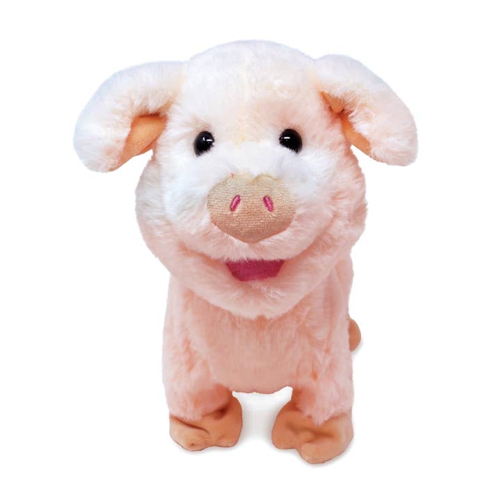 Cuddle Barn, Inc. - Wholesale Stuffed/Plush Toy - Kids & Baby - Barnyard Buddies - Pig (Cute Walking Singing Barn Toy)