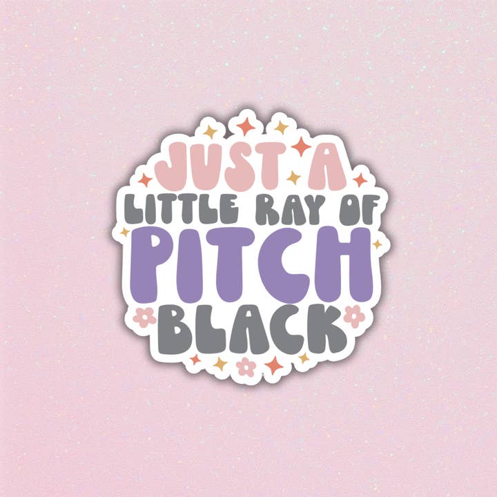 Solo un piccolo raggio di adesivi nero pece per la vendita all'ingrosso da parte di Ashlish Vinyl Vibes