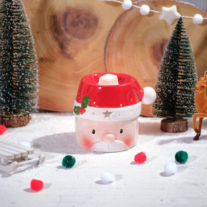 Langs - Wholesale Wax Warmer - Children's Winter Wonderland Santa Head Ceramic Burner1