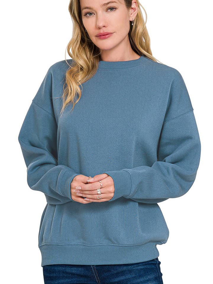 42POPS fleecetröja med rund hals för wholesale av 42POPS