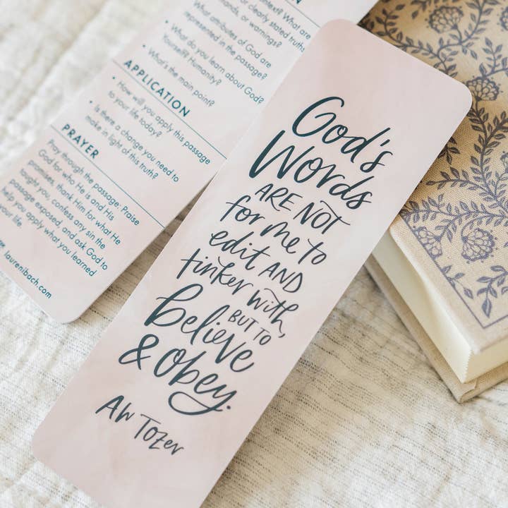 Lauren Ibach - Wholesale Bookmark - SOAP Bible Study Bookmark3