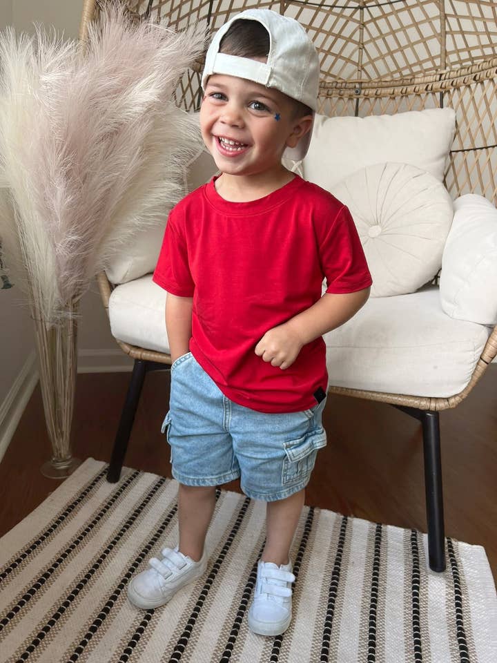 Crimson - Everyday Tee for wholesale by Blush Lotus