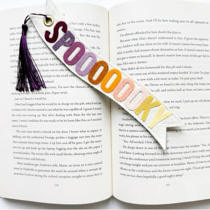 Spooky Felt Bookmark for wholesale by Milo & Mollie