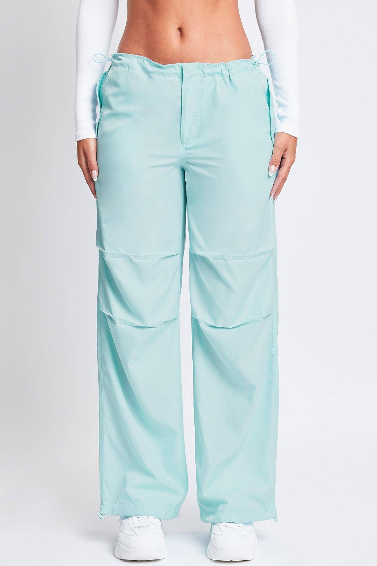 YMI - Wholesale Pants - Women's - Relaxed Nylon Parachute Pants-P1761N11